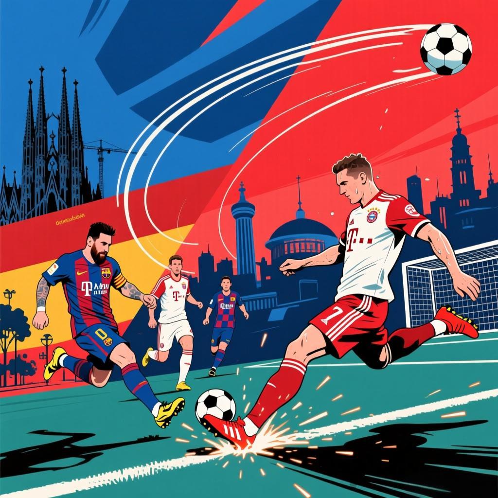 欧洲足坛的宿命对决：拜仁慕尼黑与巴塞罗那的恩怨情仇