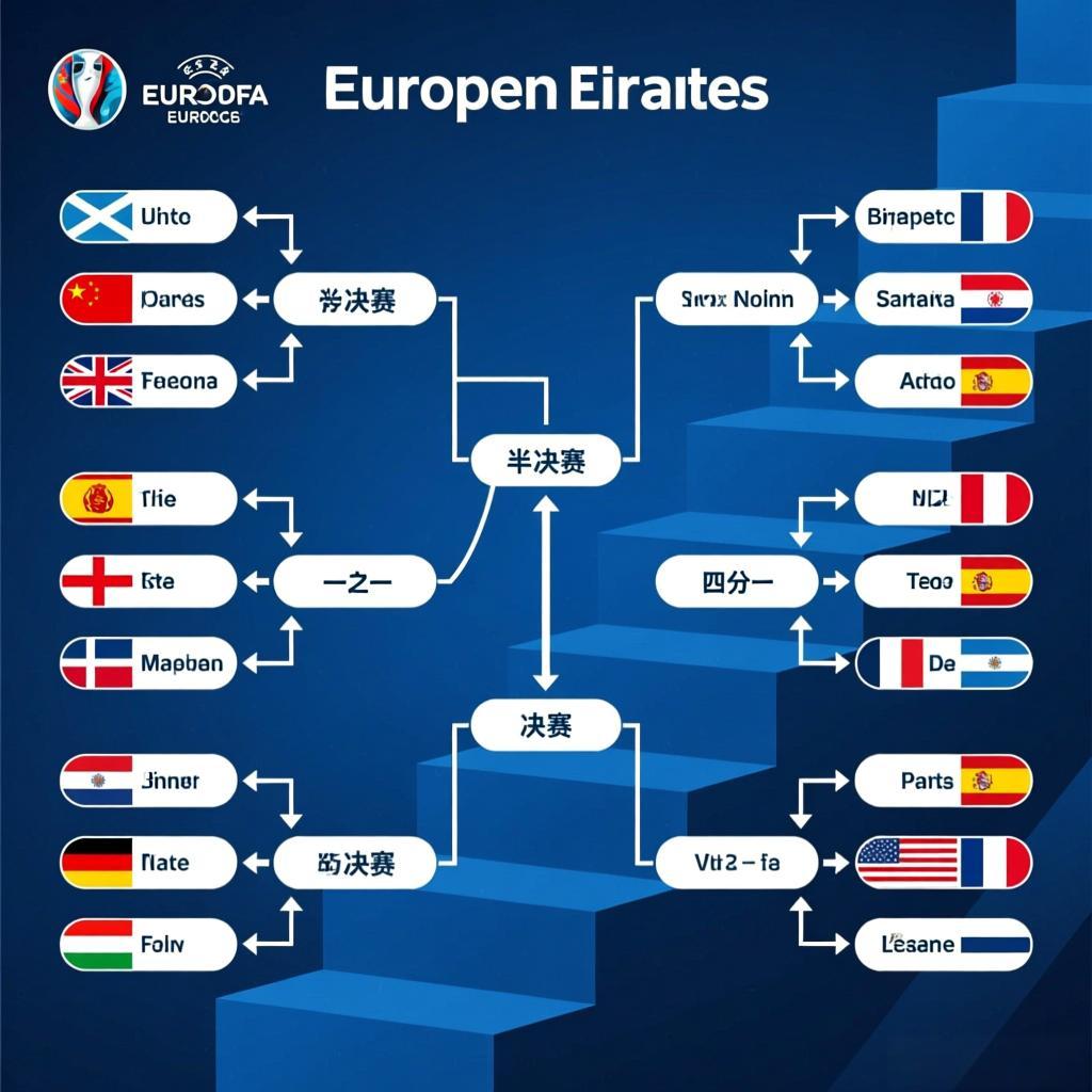 欧洲杯淘汰赛对阵图背后的战略博弈与命运交响