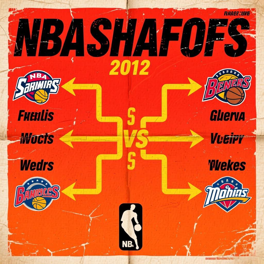2012年NBA季后赛对阵图：缩水赛季中的王者之争