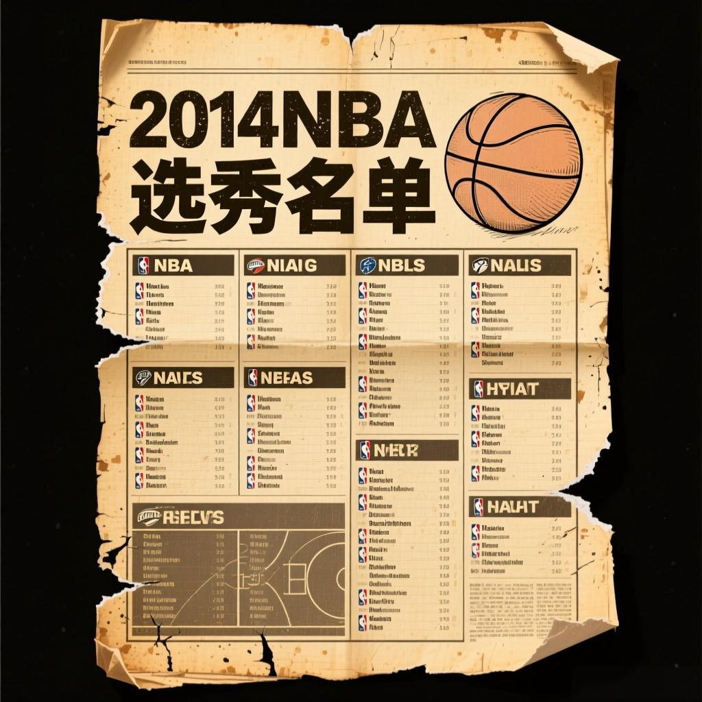 2014年NBA选秀名单：黄金一代的崛起与沉浮
