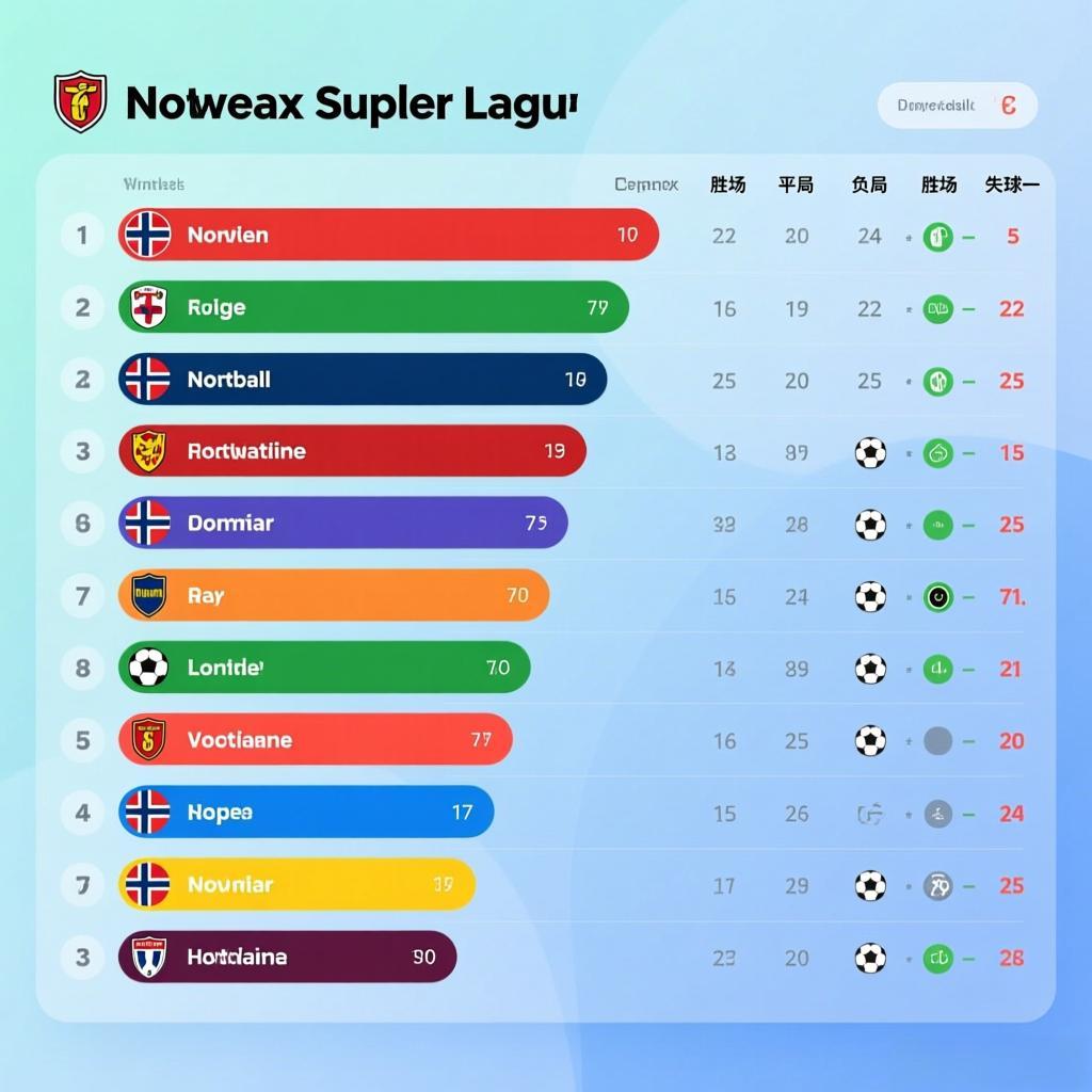 挪超最新比分及积分榜:维京强势登顶,传统豪门集体失速