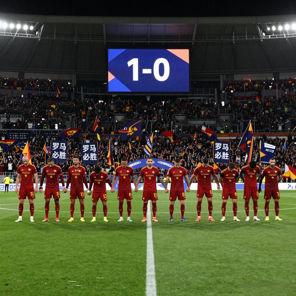 罗马主场1球小胜勒沃库森：韧性致胜，红狼守住晋级先机